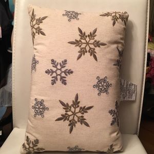 Beautiful new Threshold pillow snowflakes